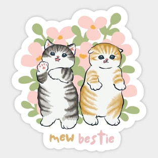 Cute cat Tshirt Sticker